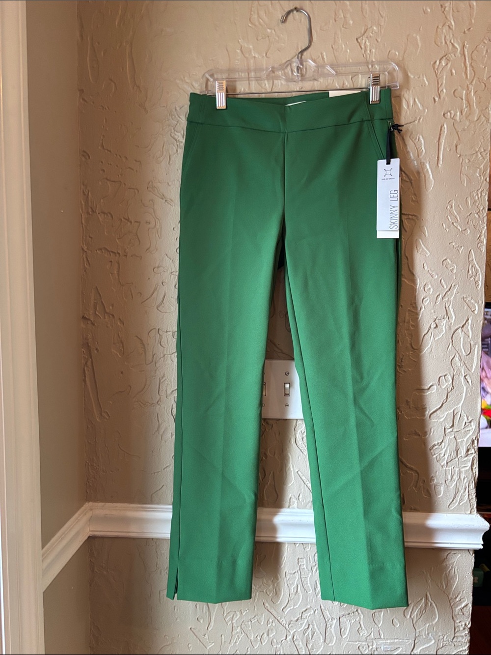 Rachel Zoe green slim leg pants